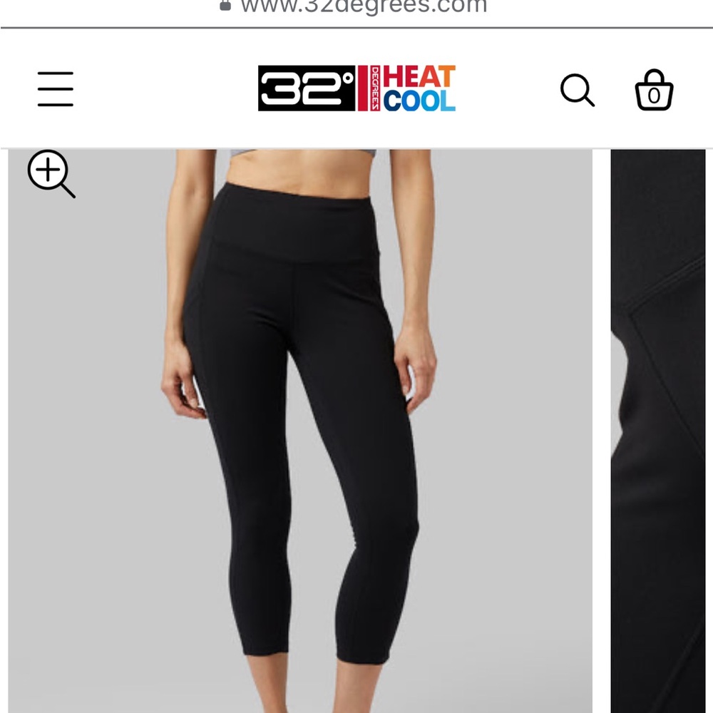 32 degrees 7/8 length leggings size medium
